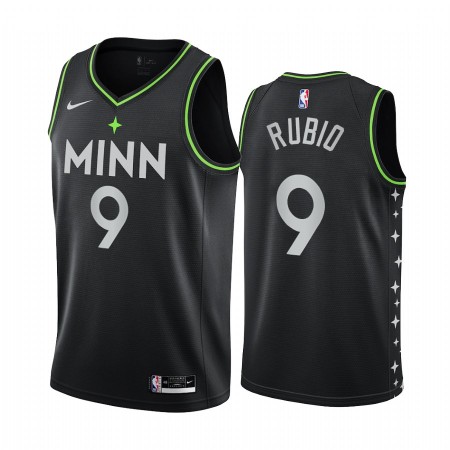 Camiseta Hombre Minnesota Timberwolves Ricky Rubio 9 2020-21 City Edition Swingman Camiseta Hombre Minnesota Timberwolves Ricky Rubio 9 2020-21 City Edition Swingman
